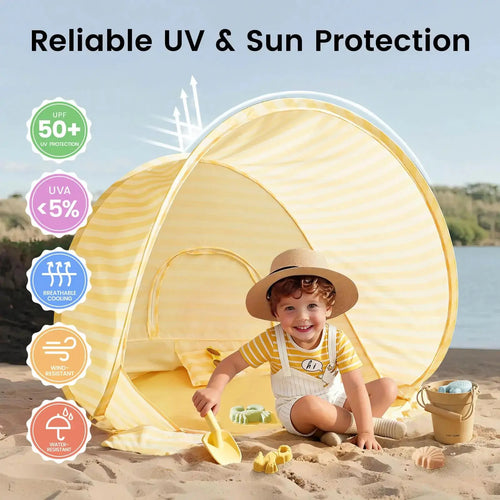 Beach Tent & Sand Toy Set | Tiny Land®