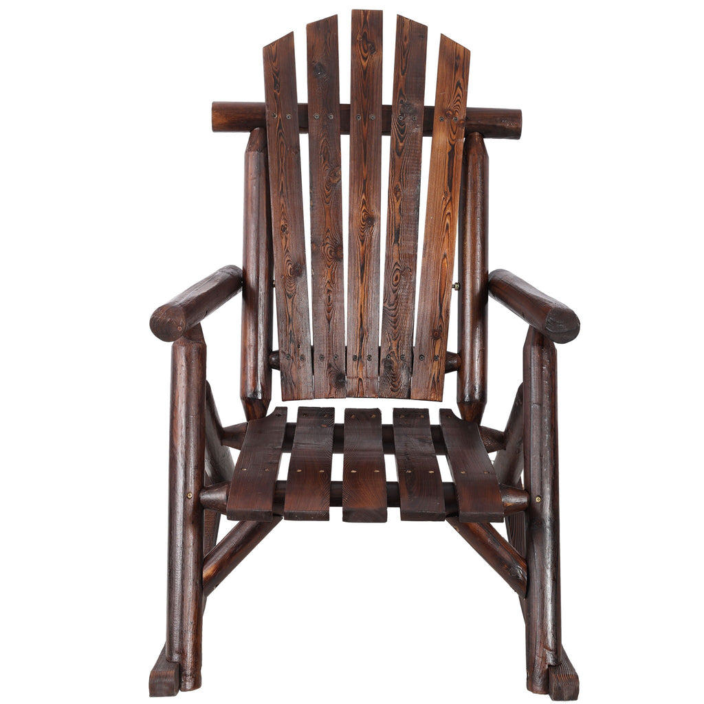 Fir Wood Porch Rocking Chair