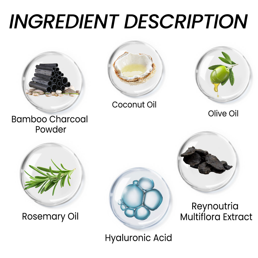 Organic Bamboo Charcoal Shampoo & Scalp Bar