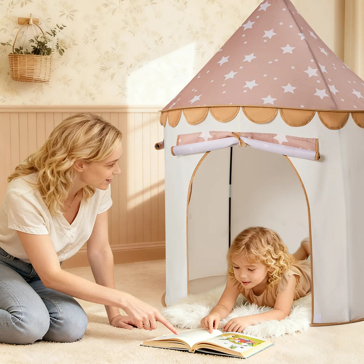 Tiny Land® Kids Indoor Play Tent & Reading Hideaway