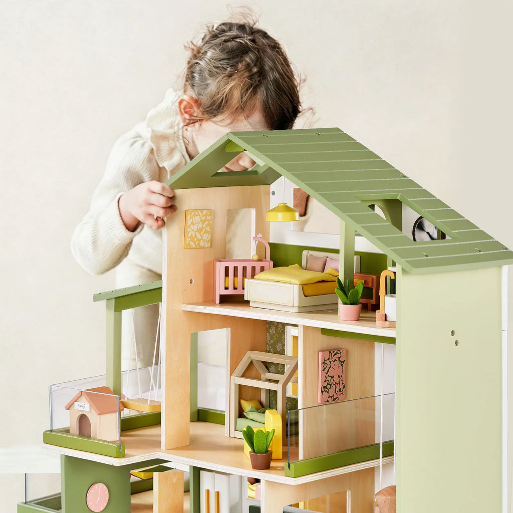 Tiny Land® Sweetwood Edge Wooden Dollhouse