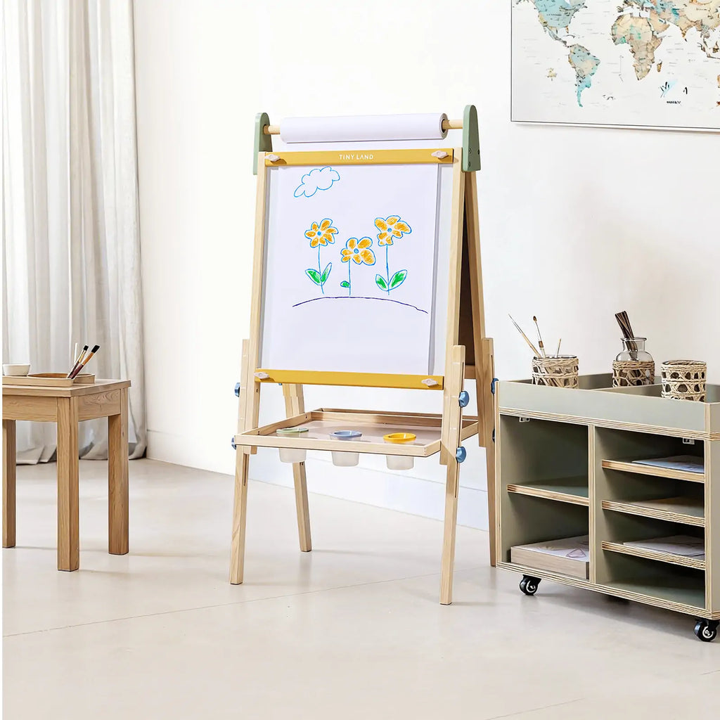 Tiny Land® Adjustable 3-in-1 Kids Art Easel