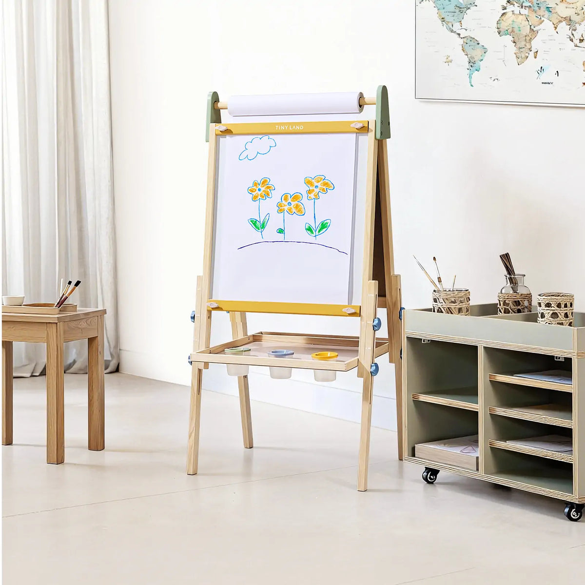 Tiny Land® Adjustable 3-in-1 Kids Art Easel