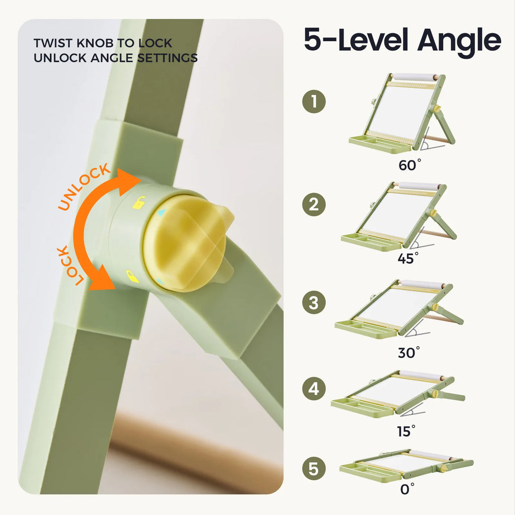 Tiny Land® 3-in-1 Magnetic Tabletop Art Easel