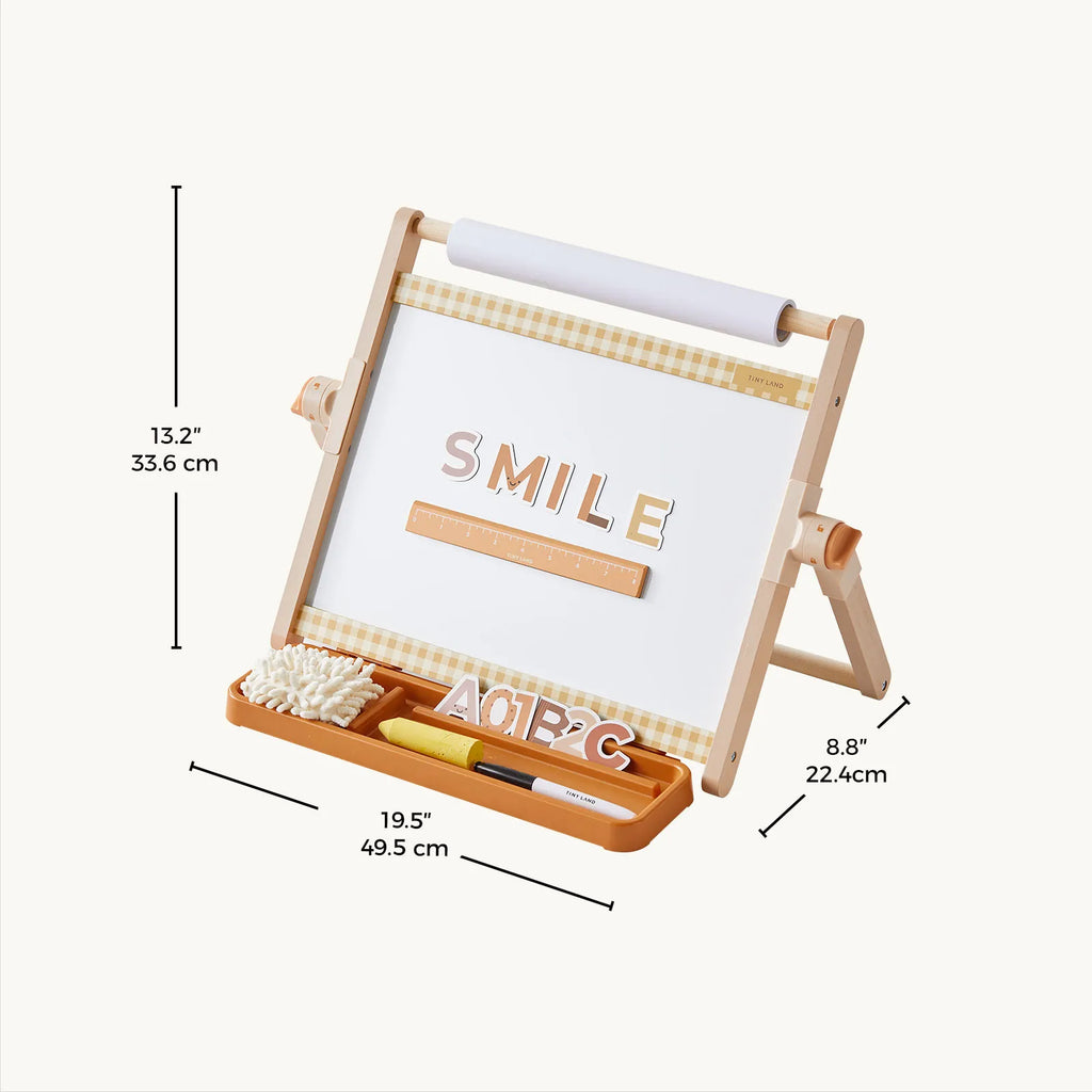 Tiny Land® 3-in-1 Magnetic Tabletop Art Easel