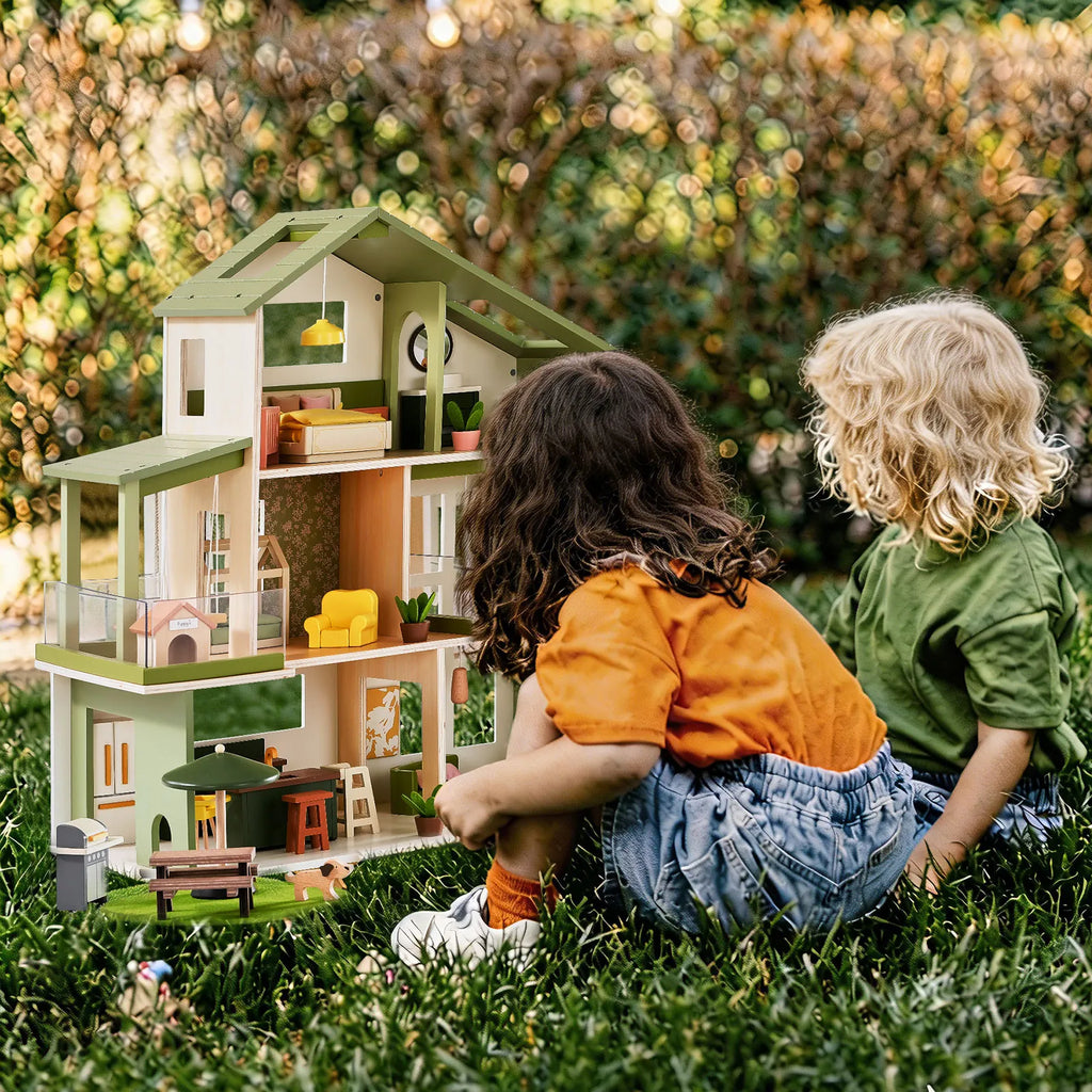 Tiny Land® Sweetwood Edge Wooden Dollhouse