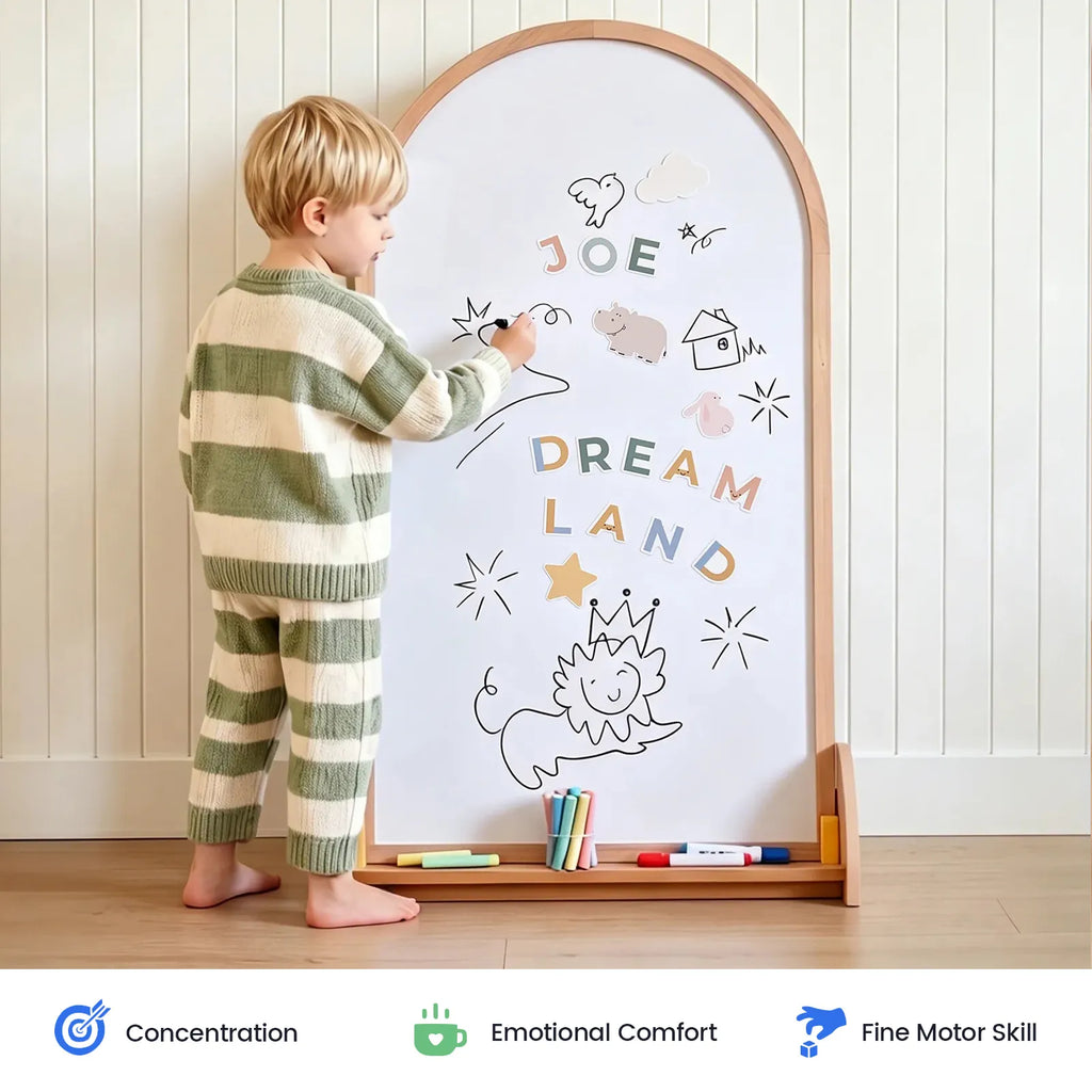 Tiny Land® Arched Double-Sided Magnetic Art Easel