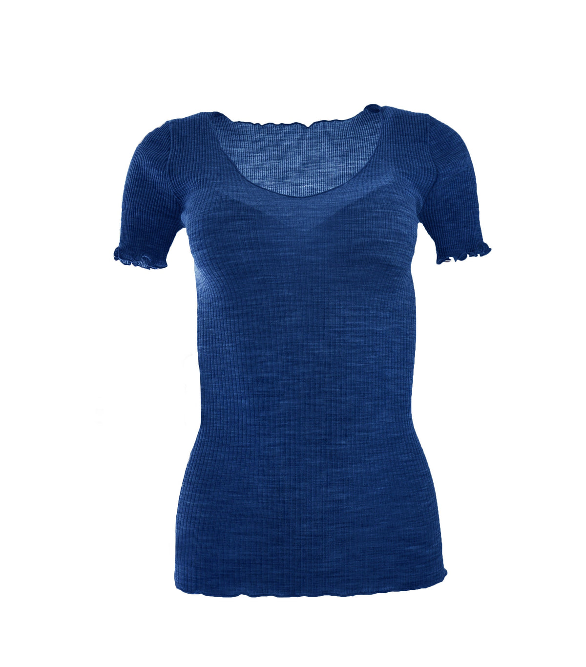 EGI Luxury Wool & Silk Women's T-Shirt | 85% Wool, 15% Silk, OEKO-TEX Certified | Made in Italy | S/M & L/XL