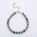 Green Aventurine Rondelle Bracelet | Gold-Filled