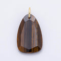 18K Gold Filled 32mm Multifaceted Gemstone Teardrop Charm | Charms-01413 ~ Charms-01420