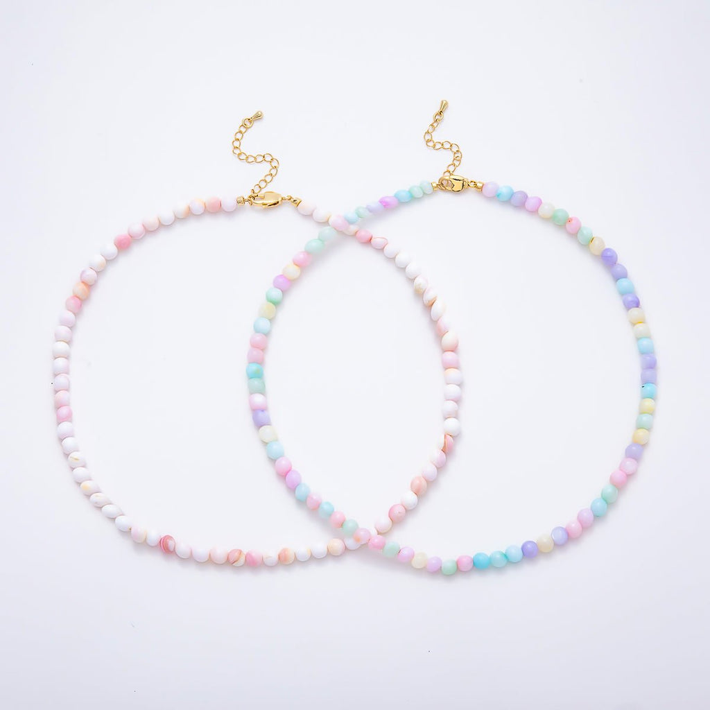 Pink Gemstone Necklace | Morganite or Pink Calcite