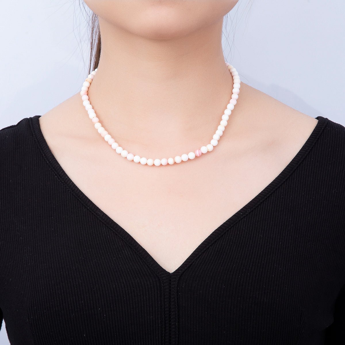 Pink Gemstone Necklace | Morganite or Pink Calcite