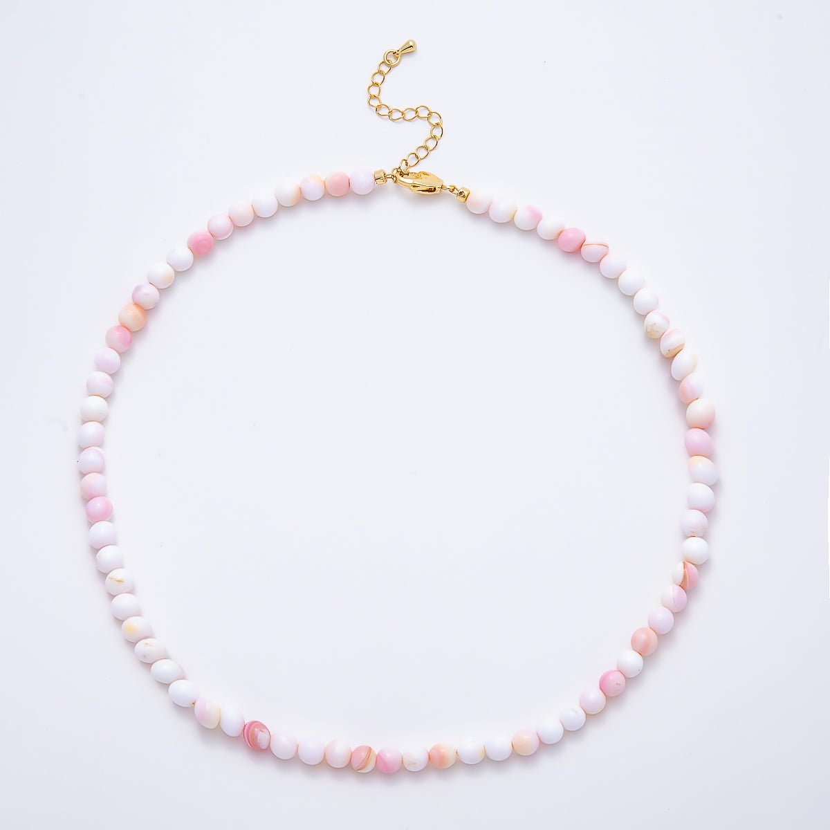 Pink Gemstone Necklace | Morganite or Pink Calcite