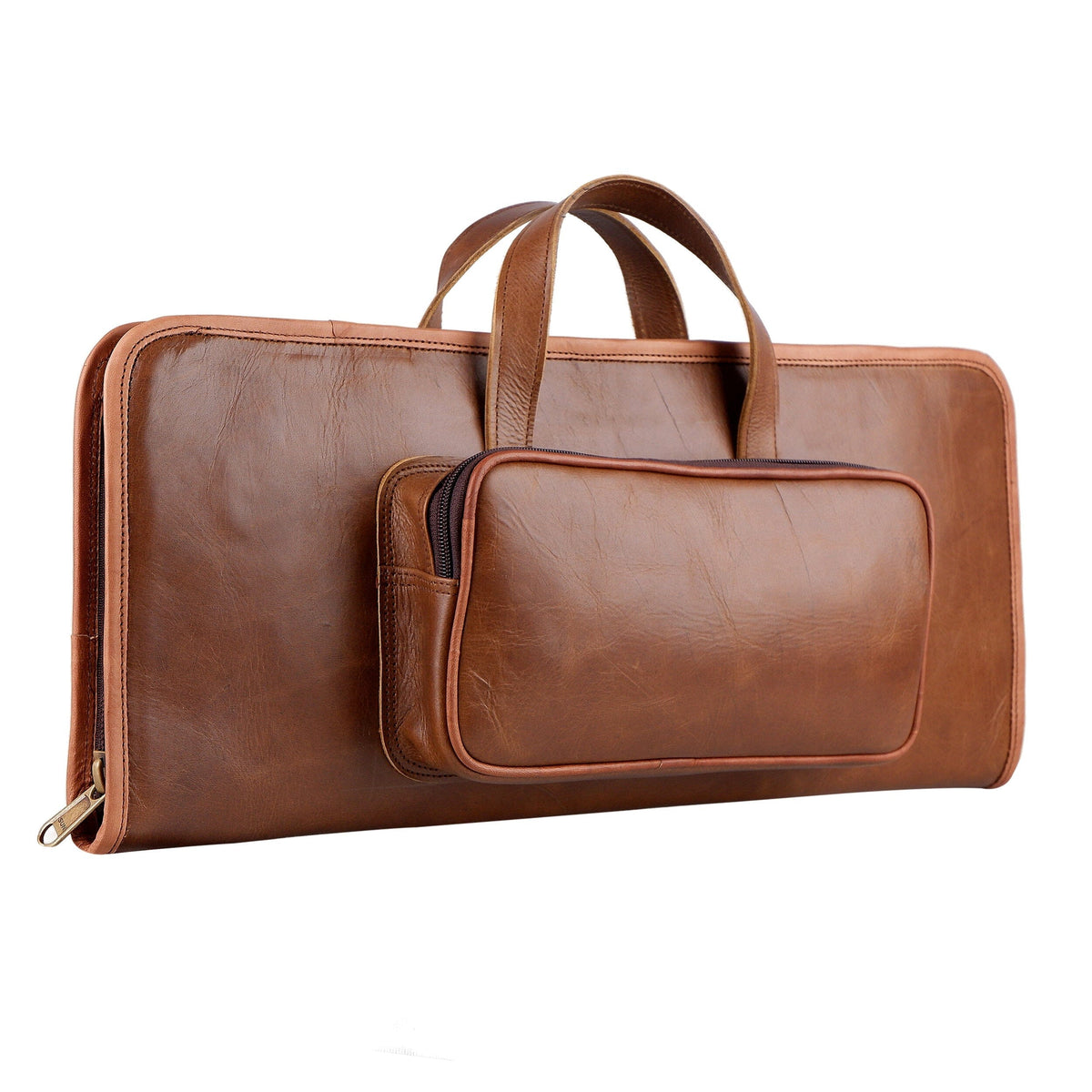 Buffalo Leather Drumstick Bag | Vintage Brown