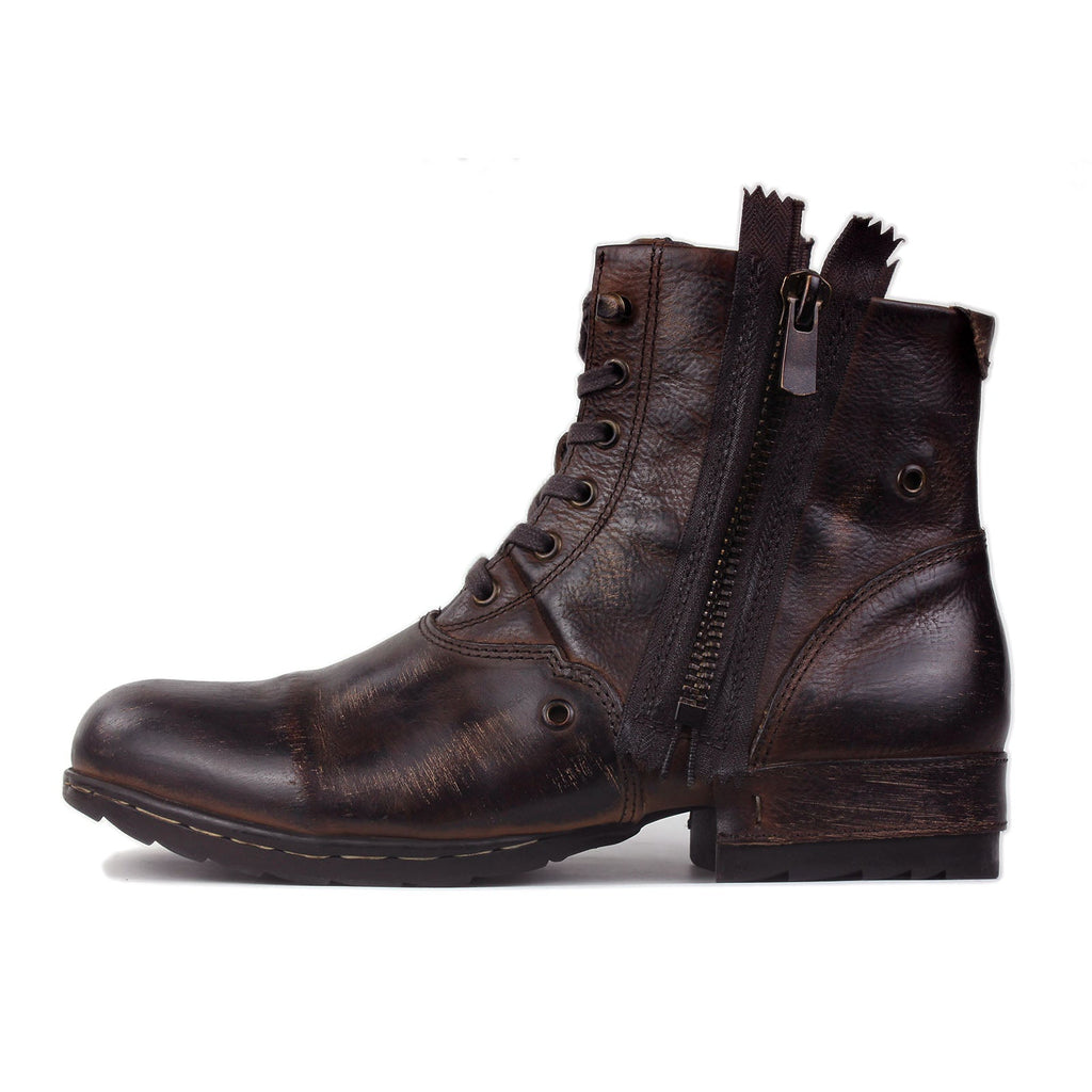OSSTONE Vintage Leather Chukka Boots | OS-5008-8-E-F