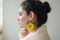 Handmade Daisy Crochet Earrings – 2-Pair Set for Women