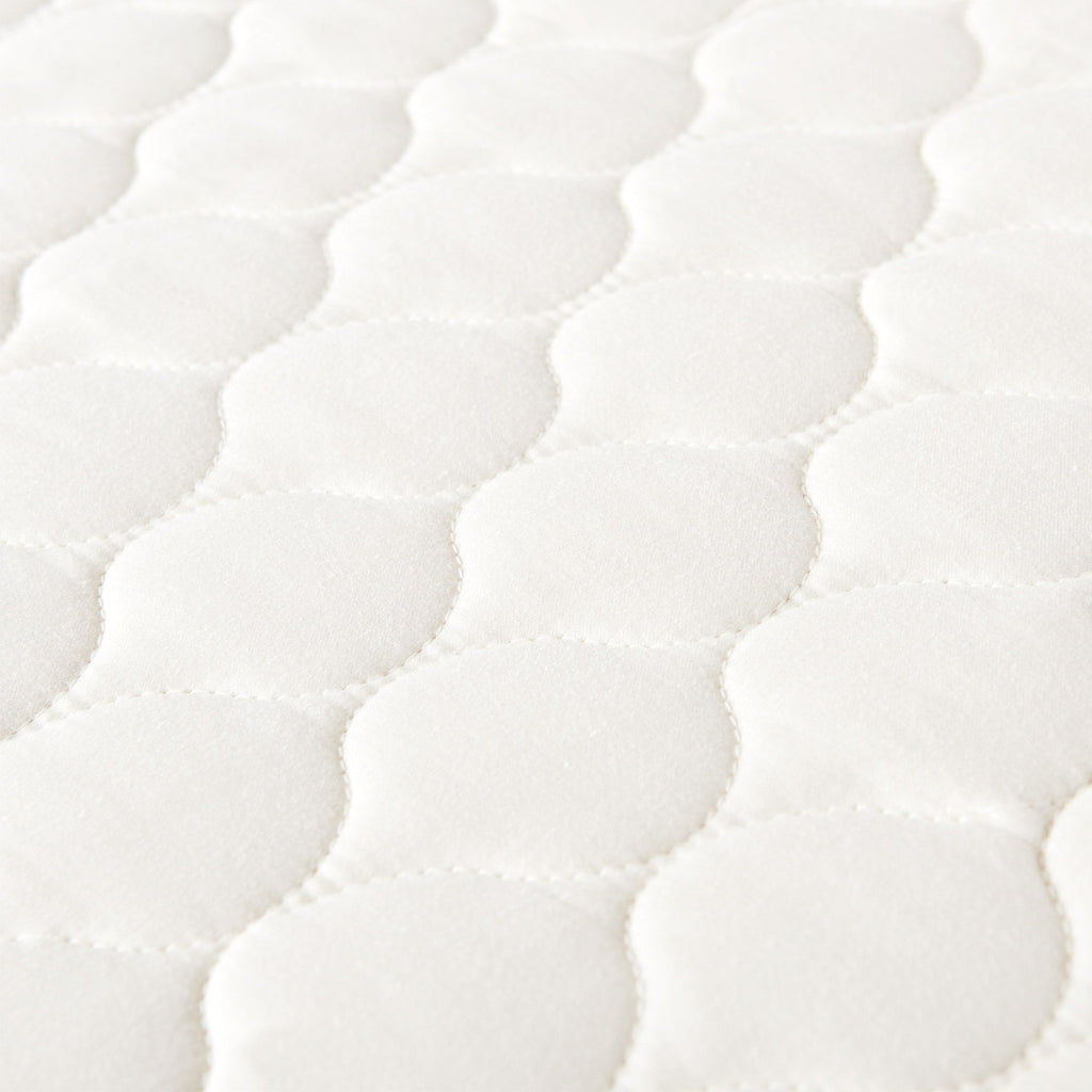 Organic Cotton Quilted Mattress Pad Protector | GOTS & Fairtrade Certified, 300TC | Whisper Organics