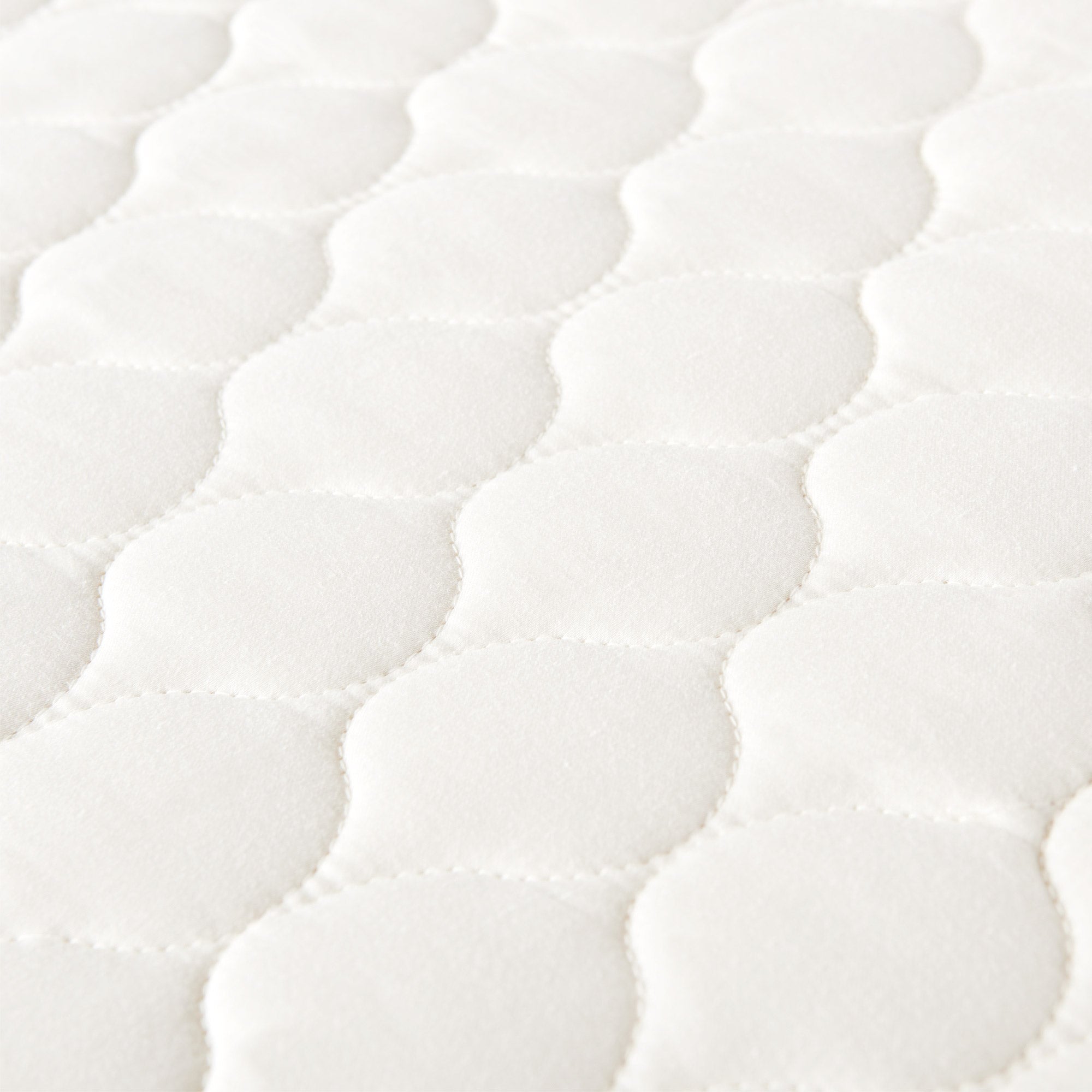 Organic Cotton Quilted Mattress Pad Protector | GOTS & Fairtrade Certified, 300TC | Whisper Organics