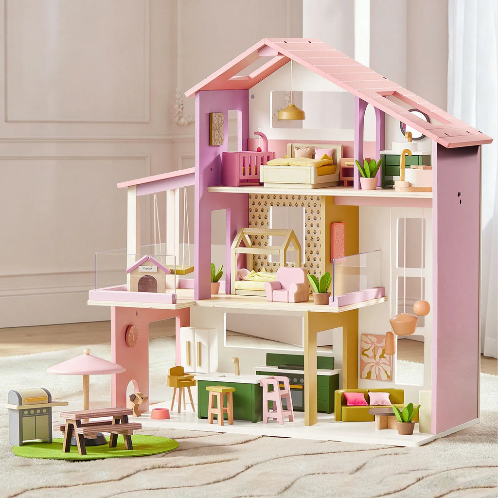 Tiny Land® Sweetwood Edge Wooden Dollhouse