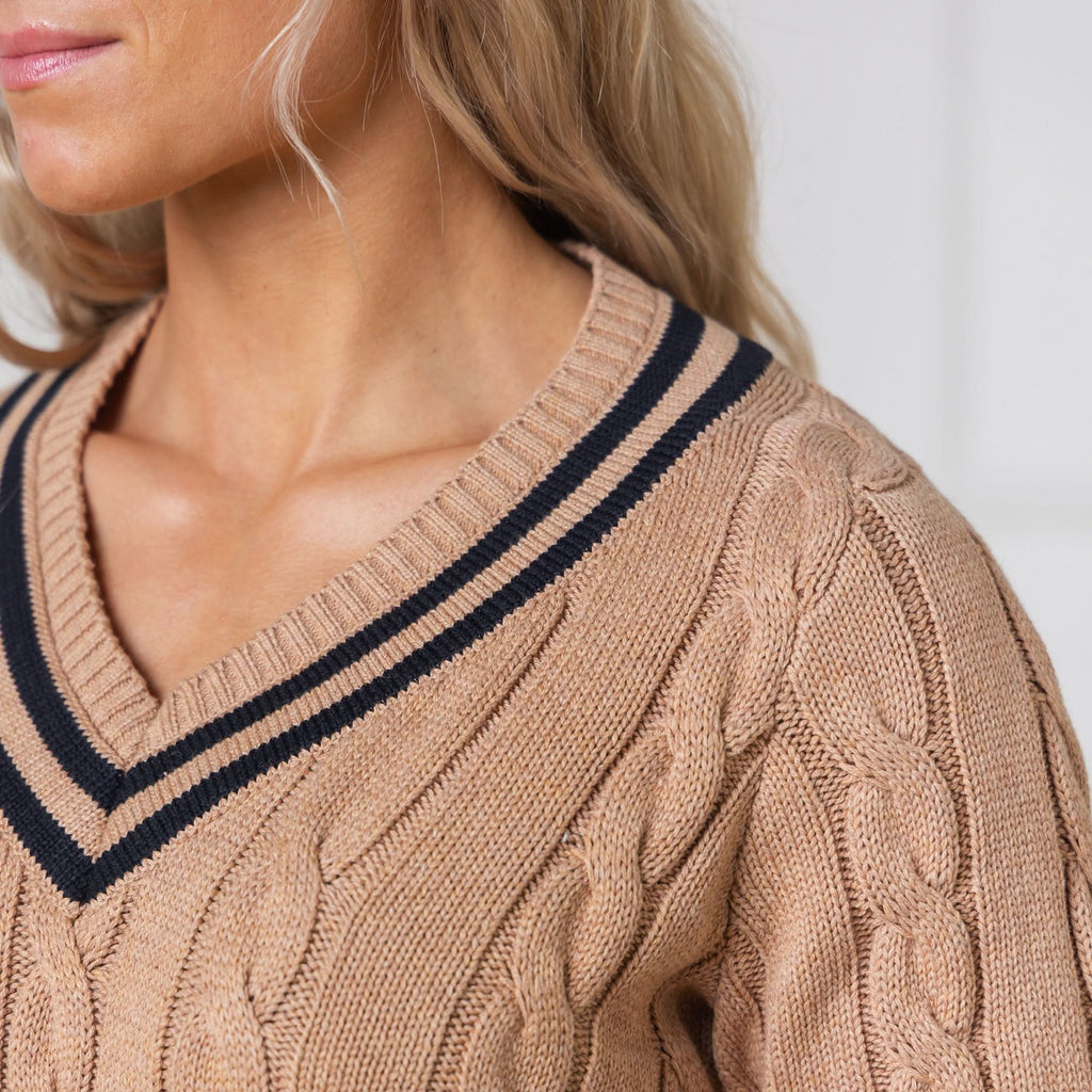 V-Neck Cricket Sweater