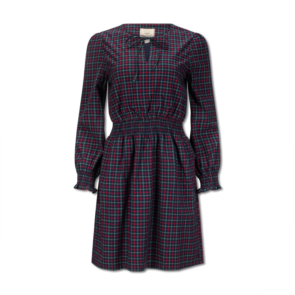 Smocked Keyhole Dress