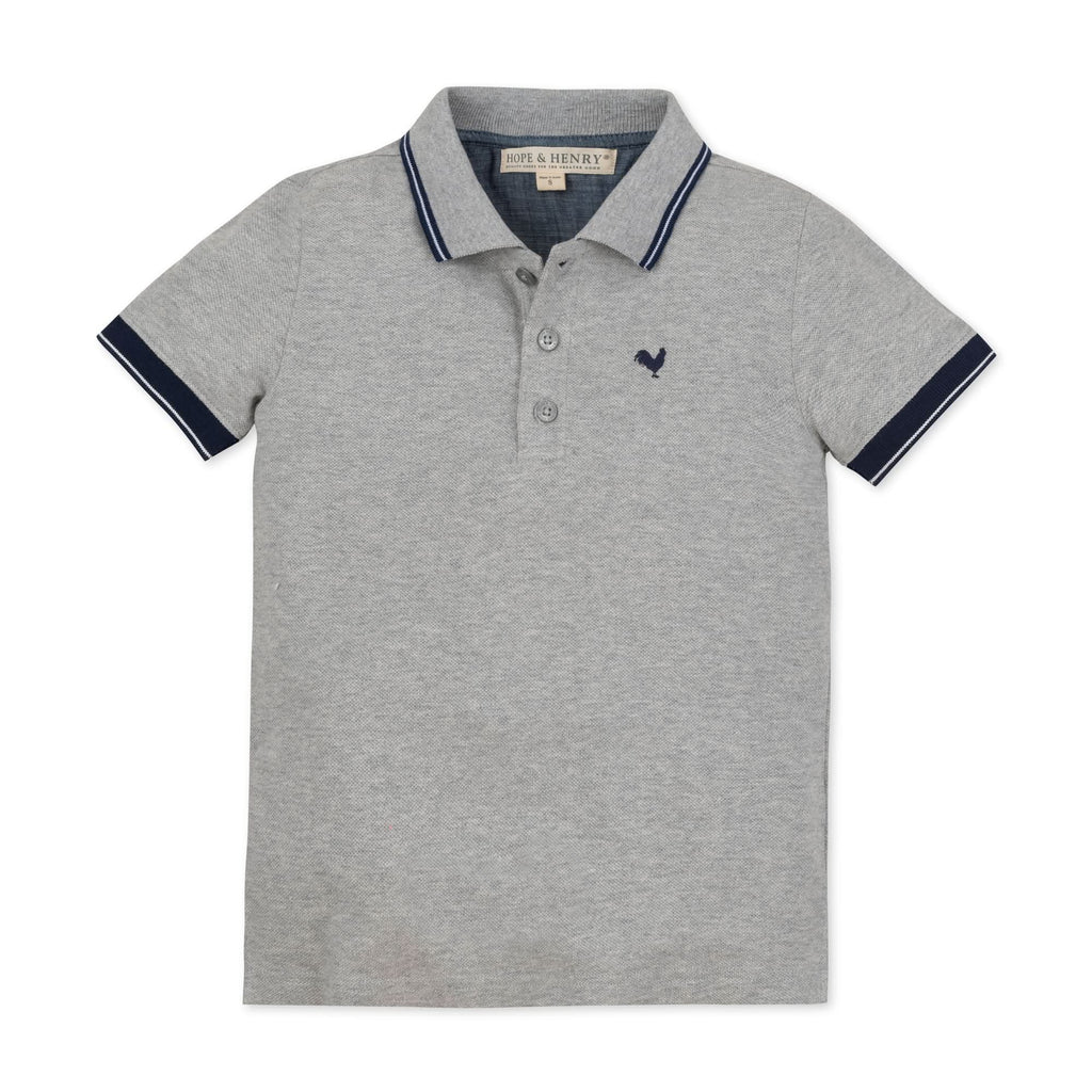 Kids’ Organic Cotton Piqué Polo