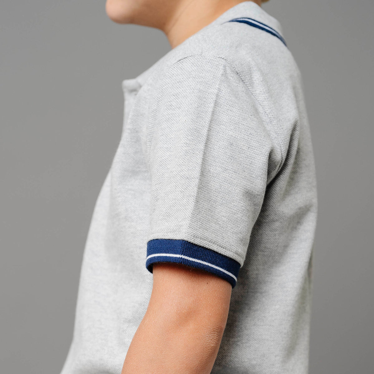 Kids’ Organic Cotton Piqué Polo