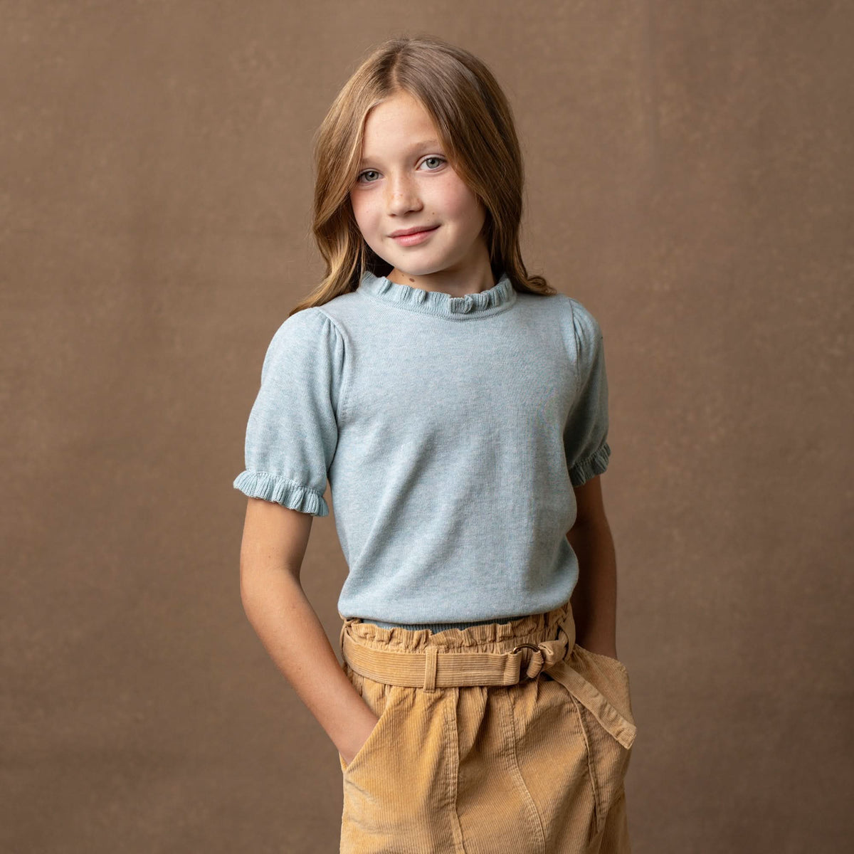 Organic Puff Sleeve Sweater