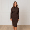 Dolman Sleeve Sweater Dress