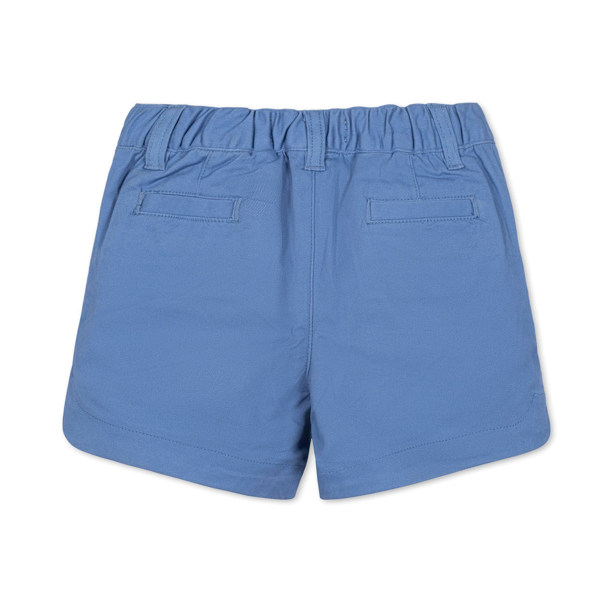 Girls’ Organic Cotton Blend Chino Shorts – Coastal Blue