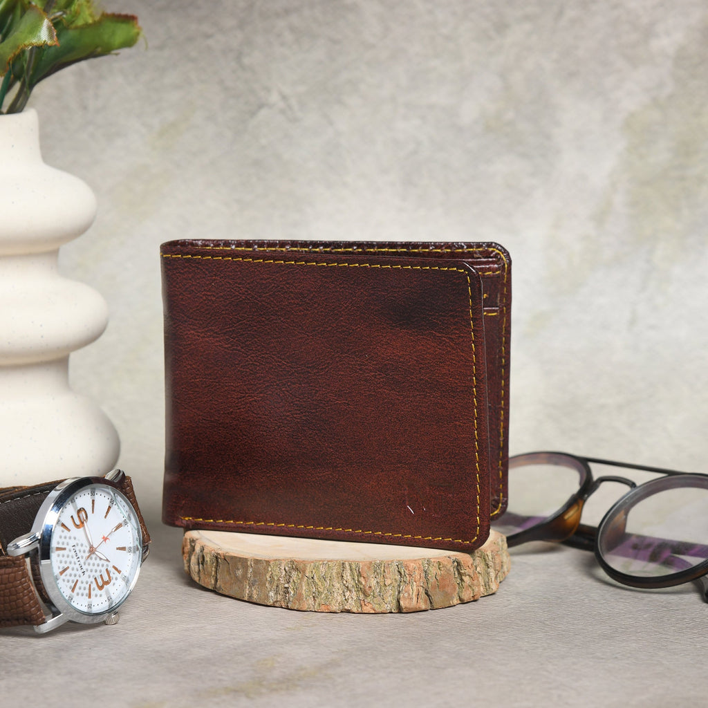 Ryan Classic Top-Grain Leather Bifold Wallet