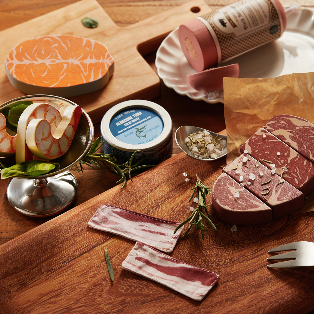 Tiny Land® Meat & Seafood Pretend Play Food Set