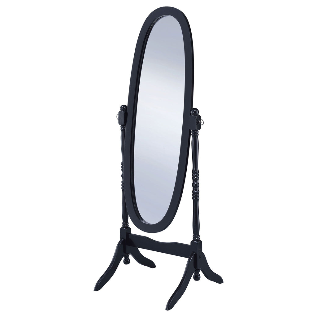Foyet Adjustable Full-Length Cheval Mirror | Black