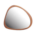 Asymmetrical Solid Wood Wall Mirror | Natural Wood