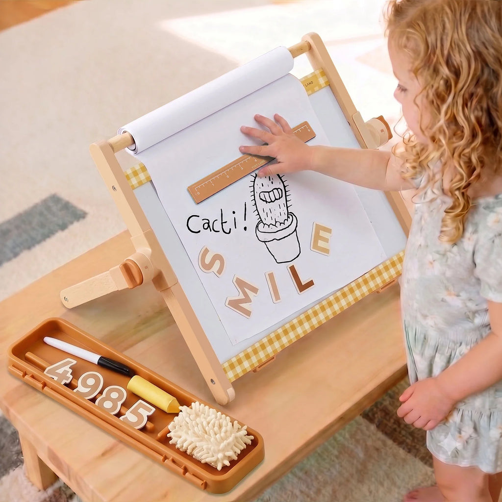 Tiny Land® 3-in-1 Magnetic Tabletop Art Easel