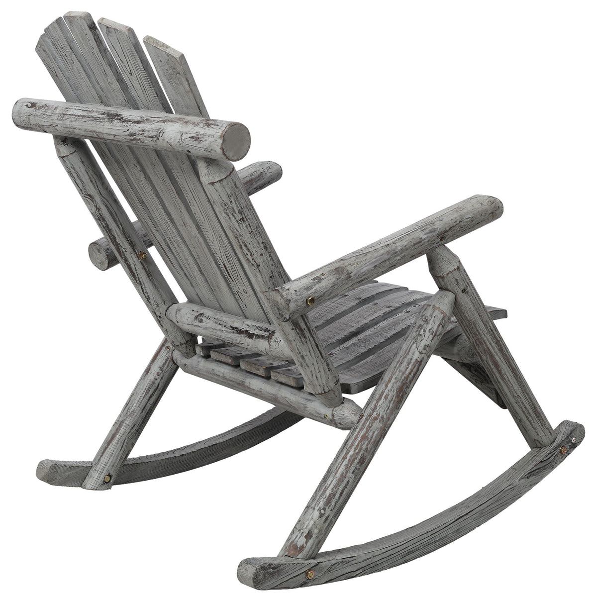 Fir Wood Porch Rocking Chair