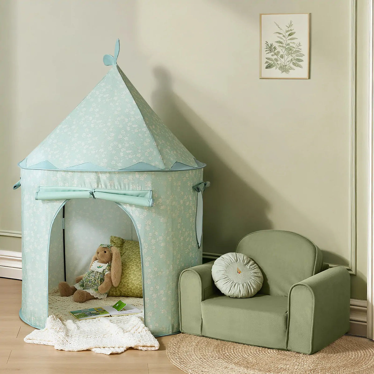 Tiny Land® Kids Indoor Play Tent & Reading Hideaway