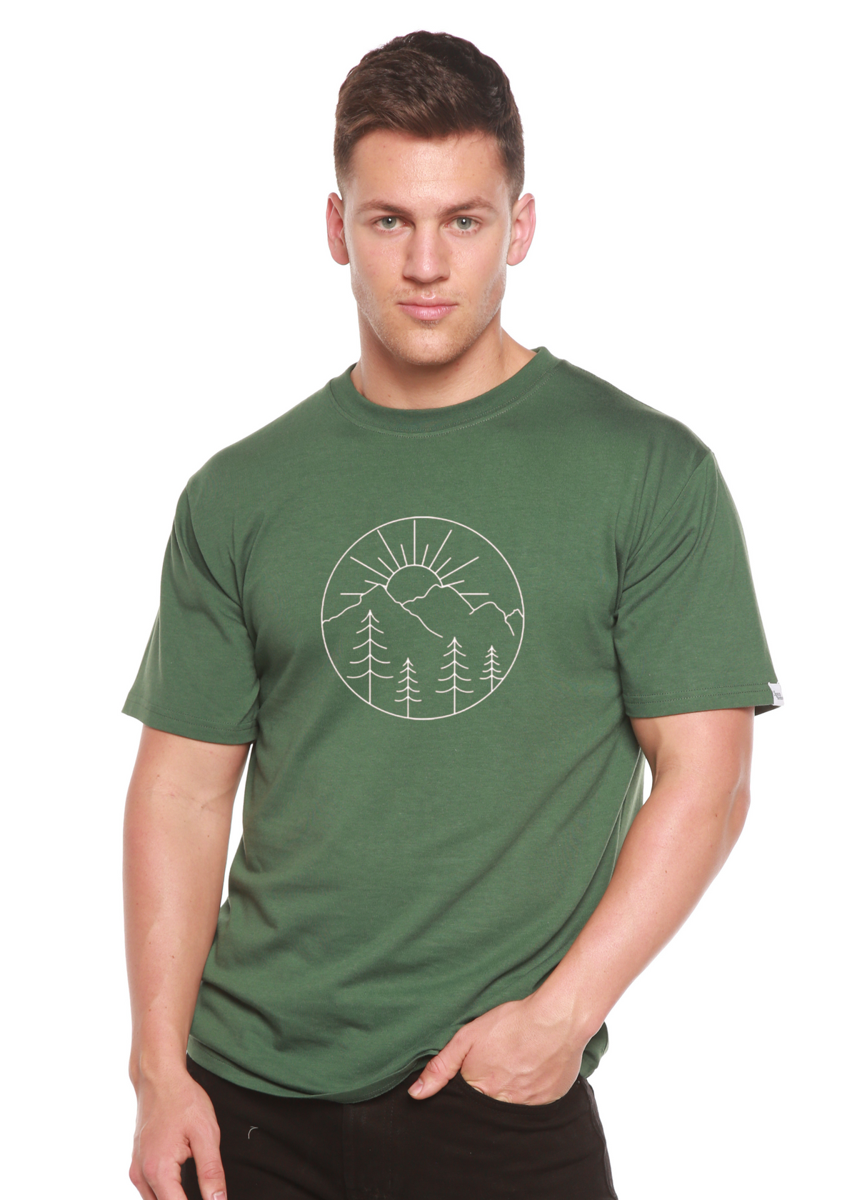 Nature Lover Hike Bamboo T-Shirt | Men's Organic Cotton