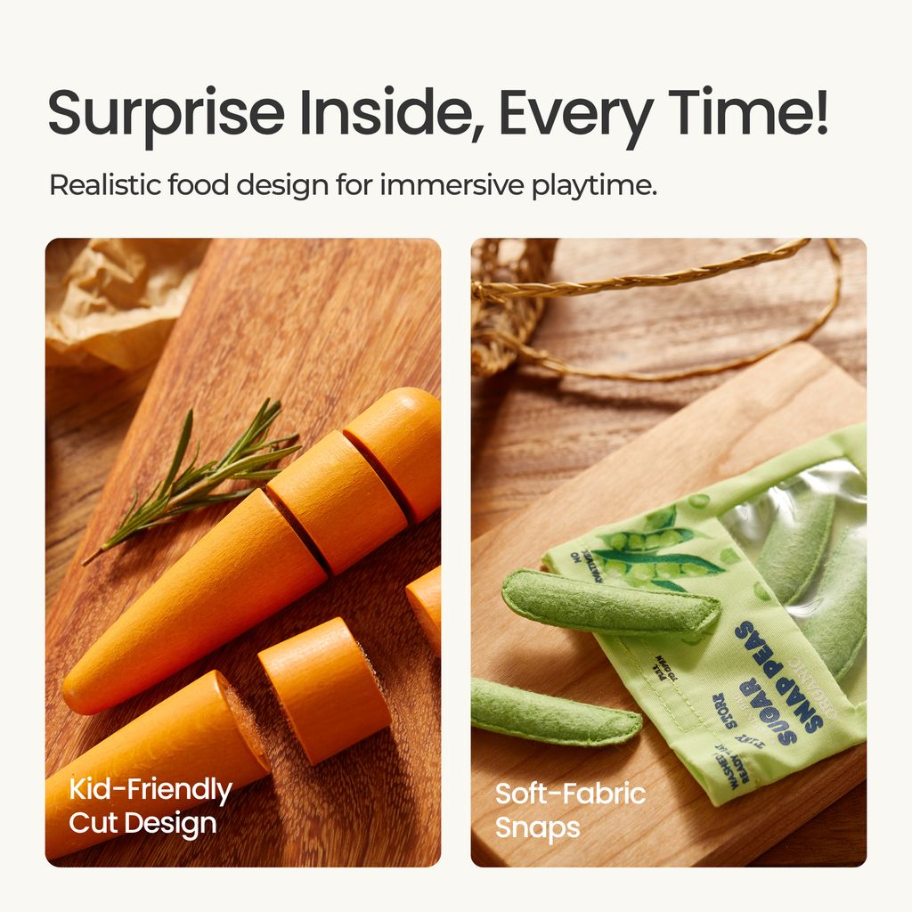Tiny Land® Fruit & Vegetable Pretend Play Set