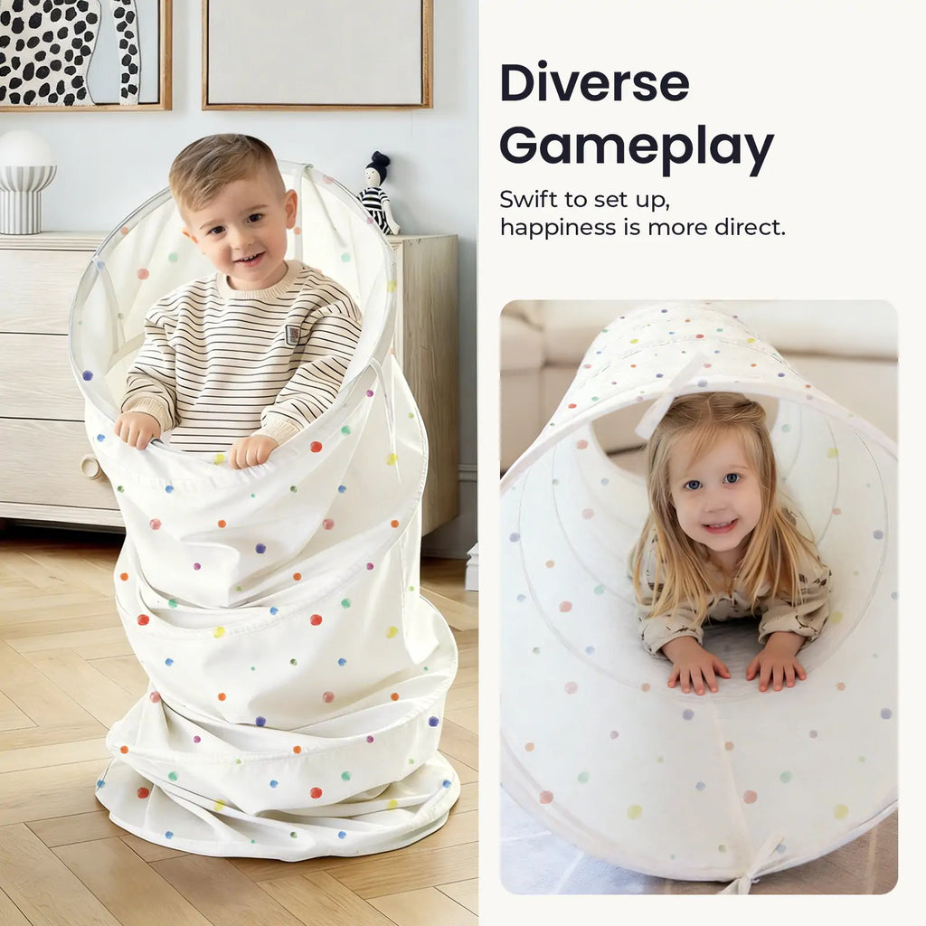 Tiny Land® Adventure Foldable Kids Play Tunnel