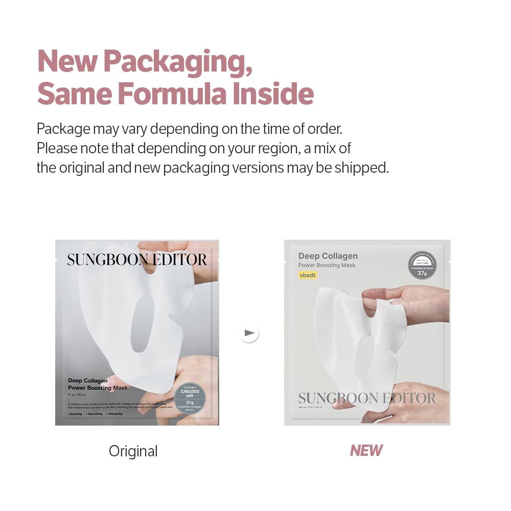 Sungboon Editor Deep Collagen Hydrogel Masks | 4 Pack