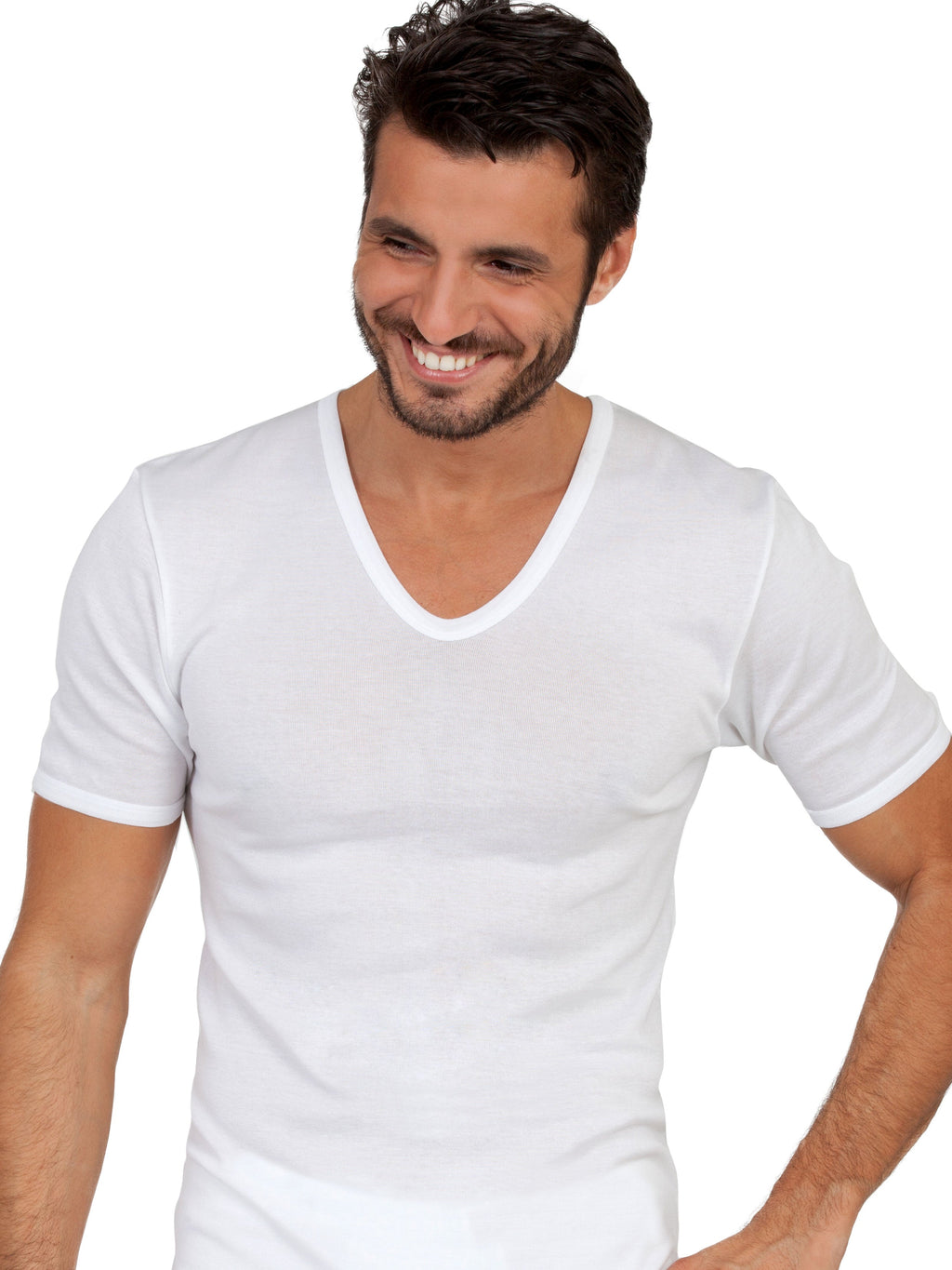 EGI Luxury Filo di Scozia 100% Cotton Men's T-Shirt | Crew, V-Neck & Deep V | Made in Italy | M–XXXL