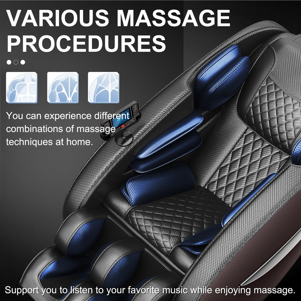 Zero-Gravity Massage Recliner | Brown or Black