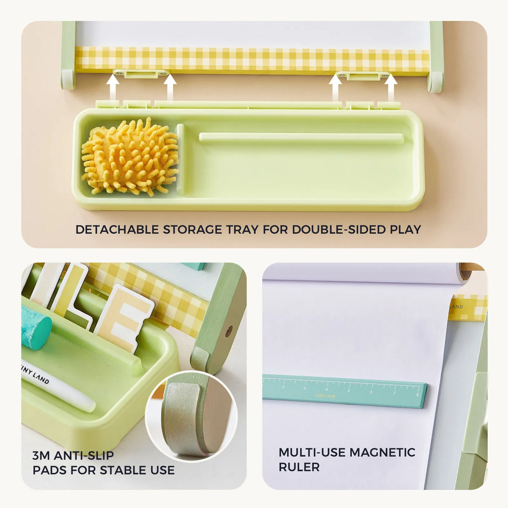 Tiny Land® 3-in-1 Magnetic Tabletop Art Easel