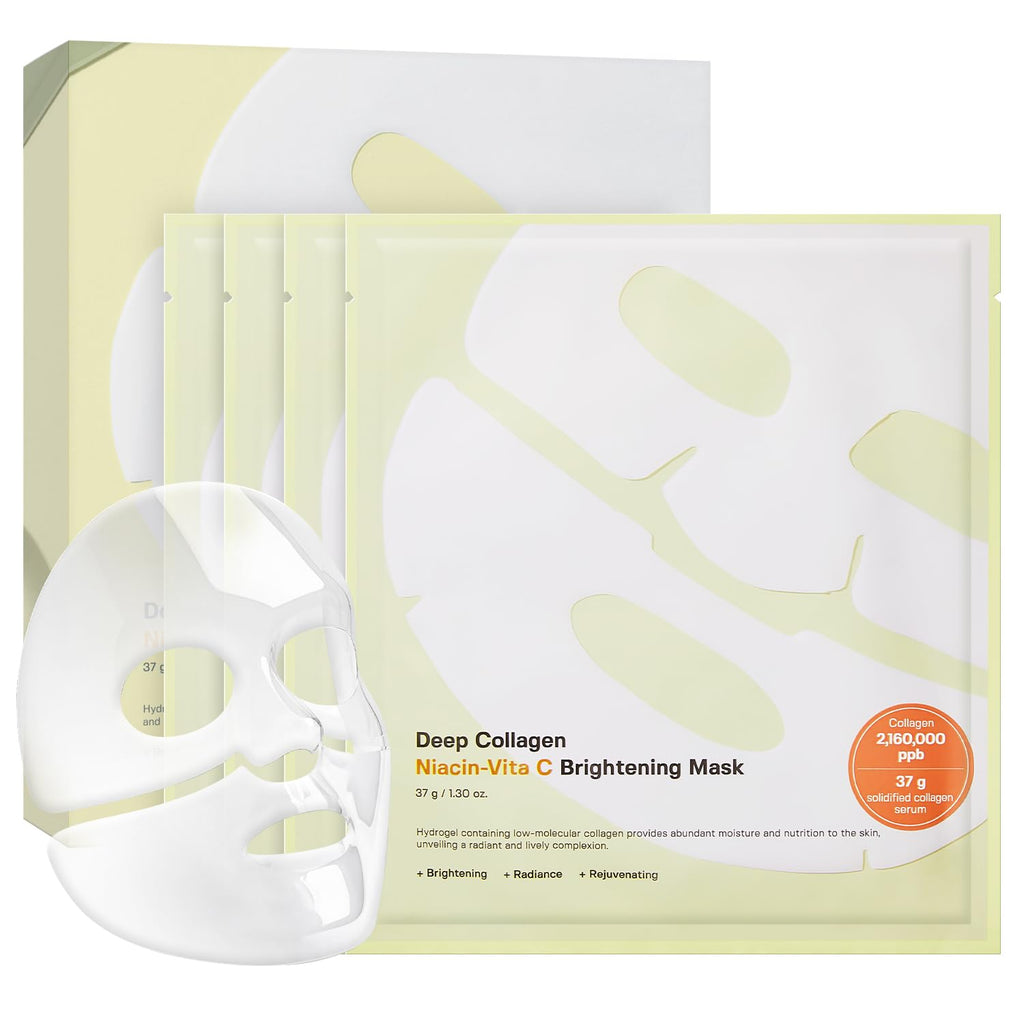 Sungboon Editor Deep Collagen Niacin-Vita C Sheet Masks | 4 Pack