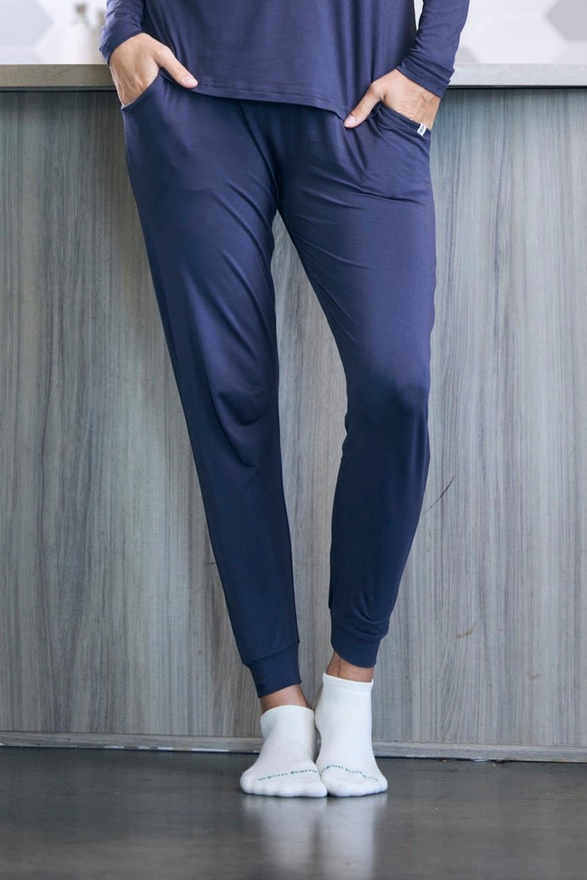 Spun Bamboo Women's Bamboo Viscose Lounge Set | Long Sleeve Top & Joggers