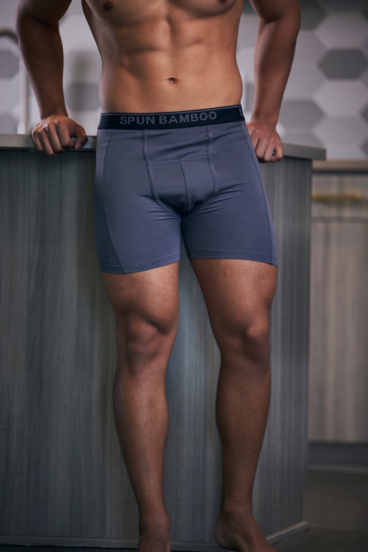 Men's Bamboo Boxer Briefs – Bamboo Viscose, Organic Cotton, Horizontal Fly