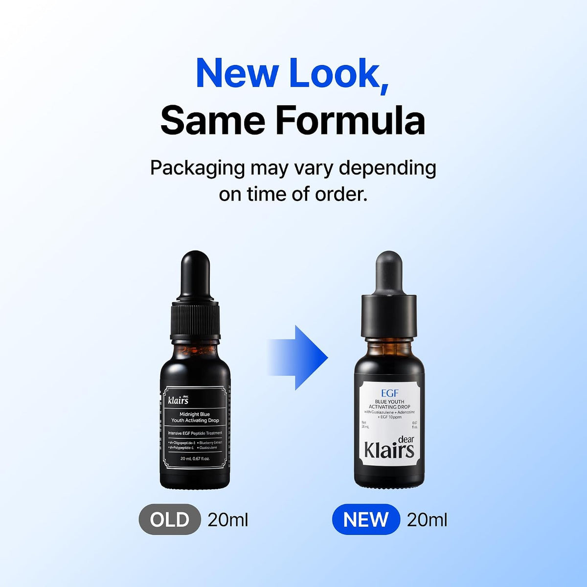 Dear, Klairs EGF Blue Youth Activating Drop | 20 mL