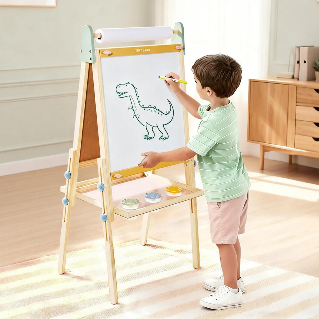 Tiny Land® Adjustable 3-in-1 Kids Art Easel