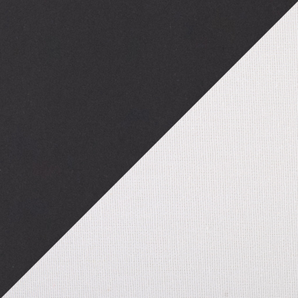 Geometric Table Lamps | Matte Black & Linen | Set of 2